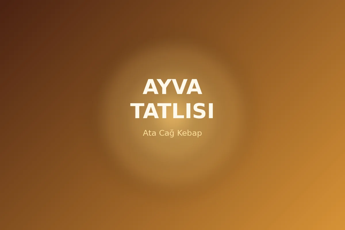 Ayva tatlısı